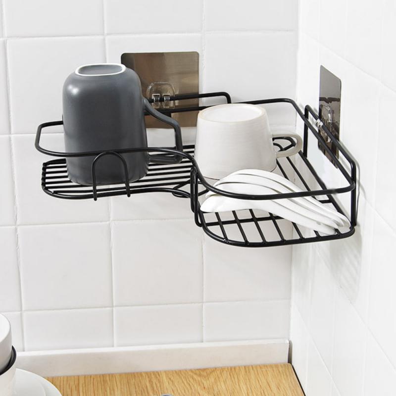 1PC Toothbrush Holder Kitchen Bathroom Decoration Accessories Punch-Free Corner Rack Bathroom Fixtures Wrought Iron Storage Rack
1PC Toothbrush Holder Kitchen Bathroom Decoration Accessories Punch-Free Corner Rack Bathroom Fixtures Wrought Iron Storage Rack
