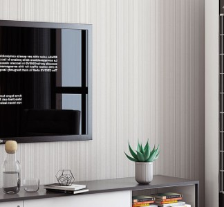 Wholesale- Plain dark gray vertical striped wallpaper waterproof PVC solid color wallpaper Engineering clothing papel de parede para quarto