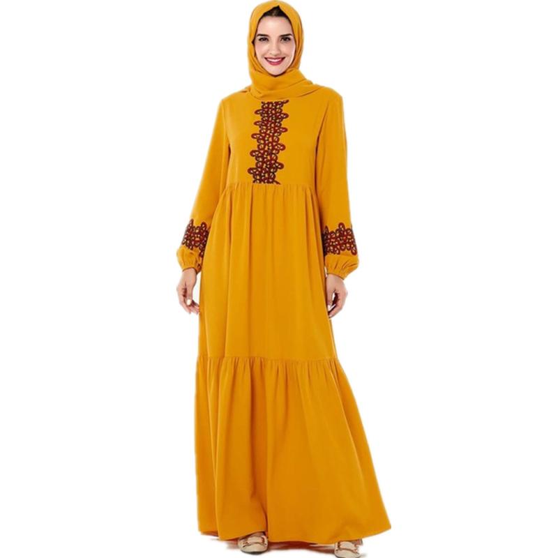 Fashion big swing embroidery Muslim peignoir abayas female full length muslim Dresses Dubai Islamic Turkey abayas F1739 dropship
Fashion big swing embroidery Muslim peignoir abayas female full length muslim Dresses Dubai Islamic Turkey abayas F1739 dropship