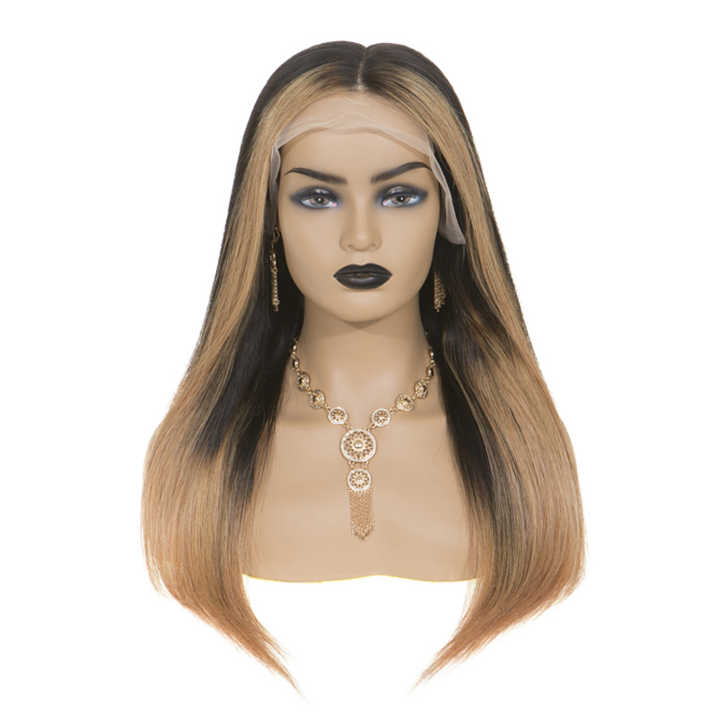 Sevengirls 13*6 Brazilian Remy Hair Lace Front Wig Straight Ombre Blonde Highlights Color Middle Part Pre Plucked Human Hair Wig
Sevengirls 13*6 Brazilian Remy Hair Lace Front Wig Straight Ombre Blonde Highlights Color Middle Part Pre Plucked Human Hair Wig