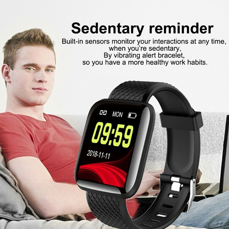 116 Plus ID116 D13 Heart Rate Watch Wristband Sports Watches Smart Band Waterproof Smartwatch Android With retail packaging free shipping free shippin