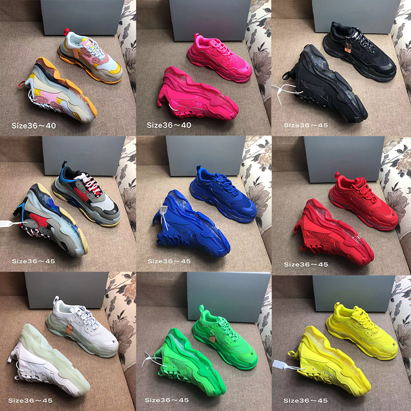 2020 platform Triple S Clear Bubble Midsole Casual Shoes Multicolor combination shoes Mens Womens Fashion sneaker Top Quality Size 36-45, # 13
2020 platform Triple S Clear Bubble Midsole Casual Shoes Multicolor combination shoes Mens Womens Fashion sneaker Top Quality Size 36-45, # 13