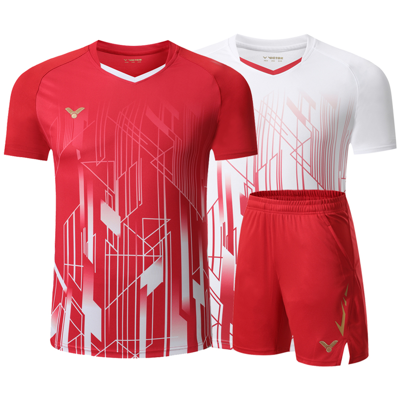 New badminton suit men's and women's short sleeve shorts quick drying sports T-shirt tennis shirt table tennis clothes shorts, White;yellow
New badminton suit men's and women's short sleeve shorts quick drying sports T-shirt tennis shirt table tennis clothes shorts, White;yellow