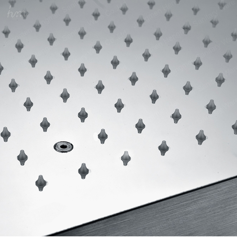 Bathroom LED Shower Head Bathroom Accessories Water Saving Embedded Ceiling Overhead Rain System panel 360x500mm