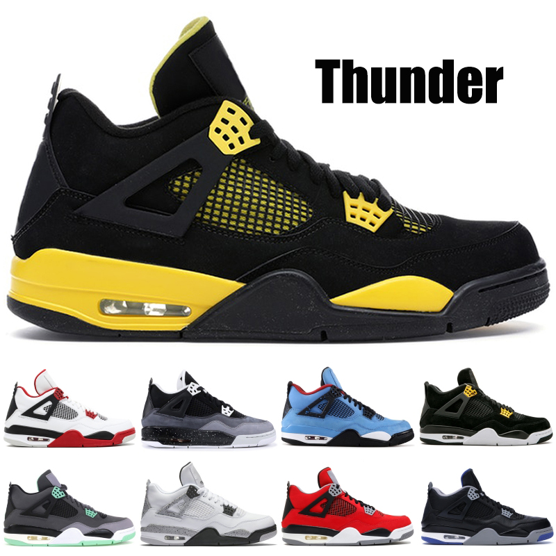 Thunder 4 4s Men Basketball Shoes White Cement Fire Red Green Glow Fear Pack Trainers Stylist Shoes Sport Sneakers US 7-13
Thunder 4 4s Men Basketball Shoes White Cement Fire Red Green Glow Fear Pack Trainers Stylist Shoes Sport Sneakers US 7-13