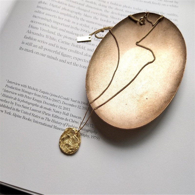 New Punk Style Sterling Silver 925 Jewelry Female Necklaces&Pendants 100% 925 Sterling Silver Irregular Pendant Necklace