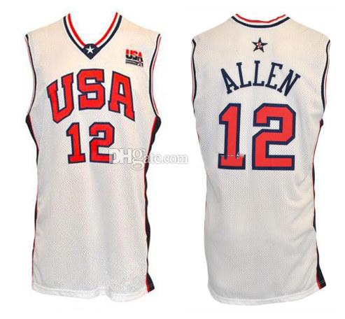 2000 Olympic Team USA Ray Allen #12 Retro Basketball Jersey Mens Stitched Custom Any Number Name Jerseys, As show
2000 Olympic Team USA Ray Allen #12 Retro Basketball Jersey Mens Stitched Custom Any Number Name Jerseys, As show