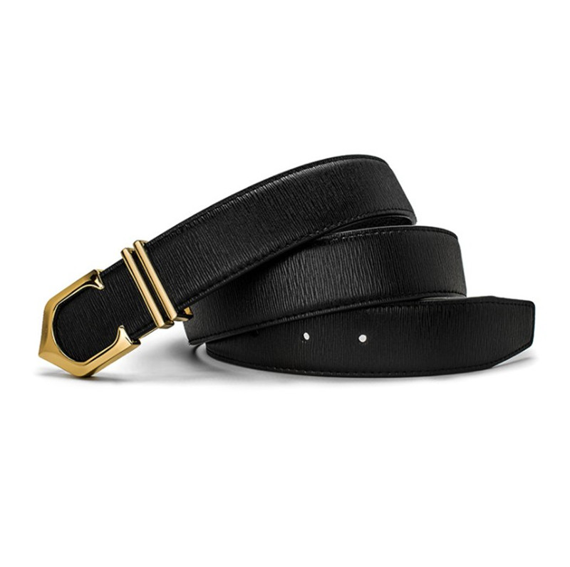 Fashion Designer Belt for Mens Cowhide Belt Mens Business Letter C Smooth Buckle Belt Luxury Belts Width 34mm High Quality 3 Colors
