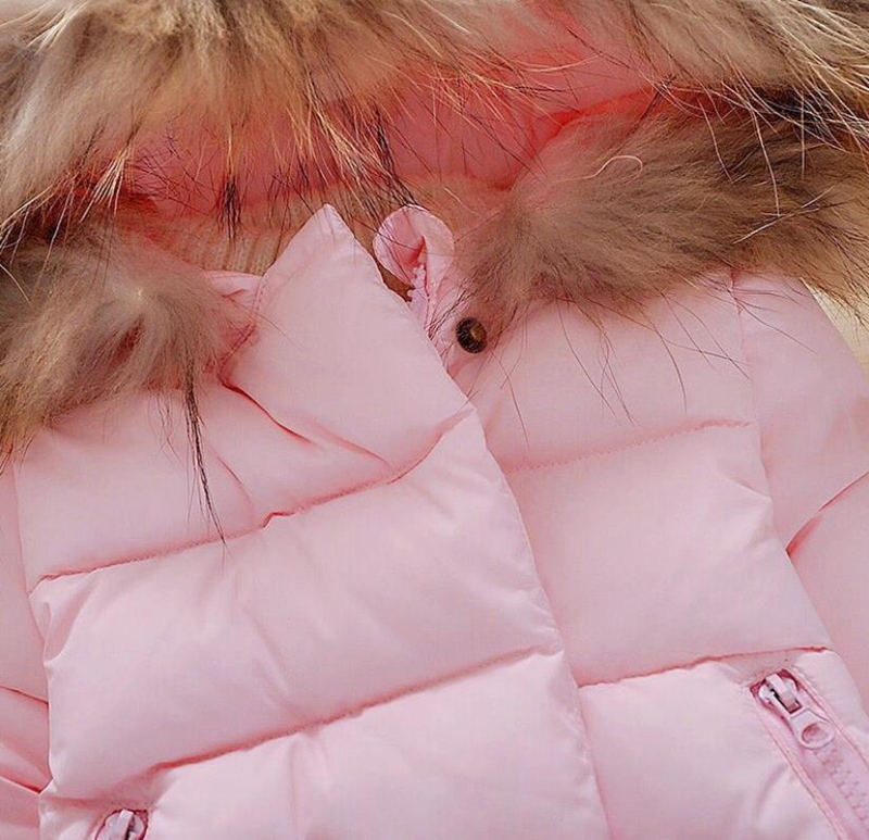 Baby Girl Clothes Fur Collar Kids Hoodies Jacket Long Sleeve Toddler Girls Coat Warm Children Outwear Winter Baby Clothing 6 Colors DW4803