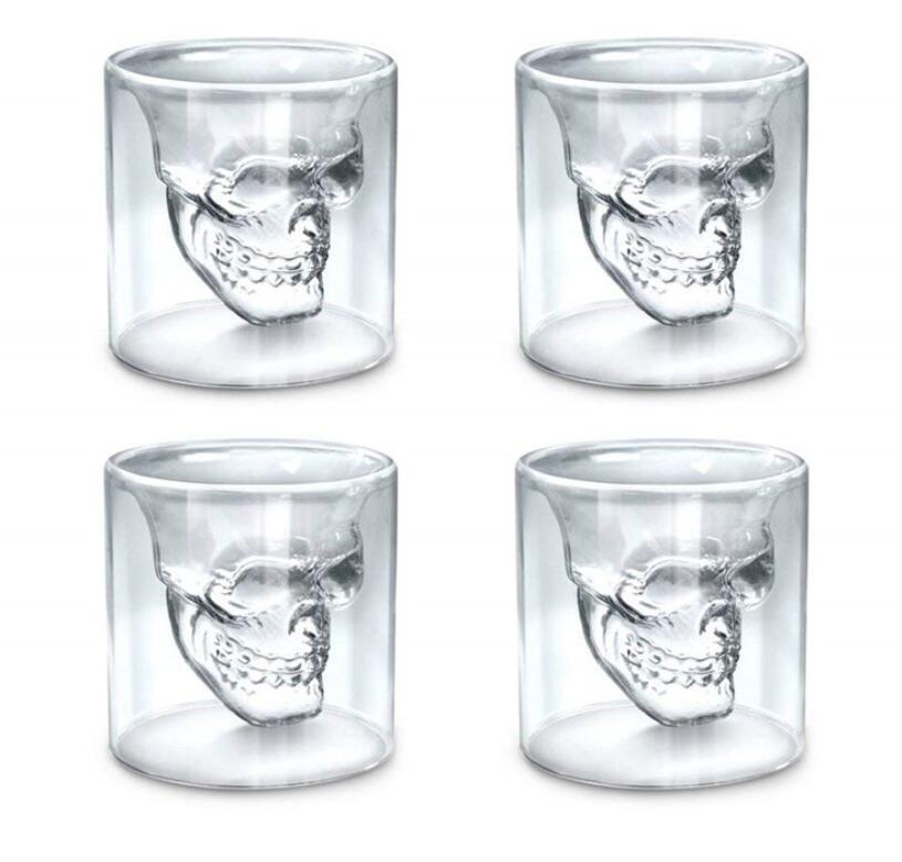NEW 25ML Wine Cup Skull Glass Shot Glass Beer Whiskey Halloween Decoration Creative Party Transparent Drinkware Drinking Glasses
NEW 25ML Wine Cup Skull Glass Shot Glass Beer Whiskey Halloween Decoration Creative Party Transparent Drinkware Drinking Glasses