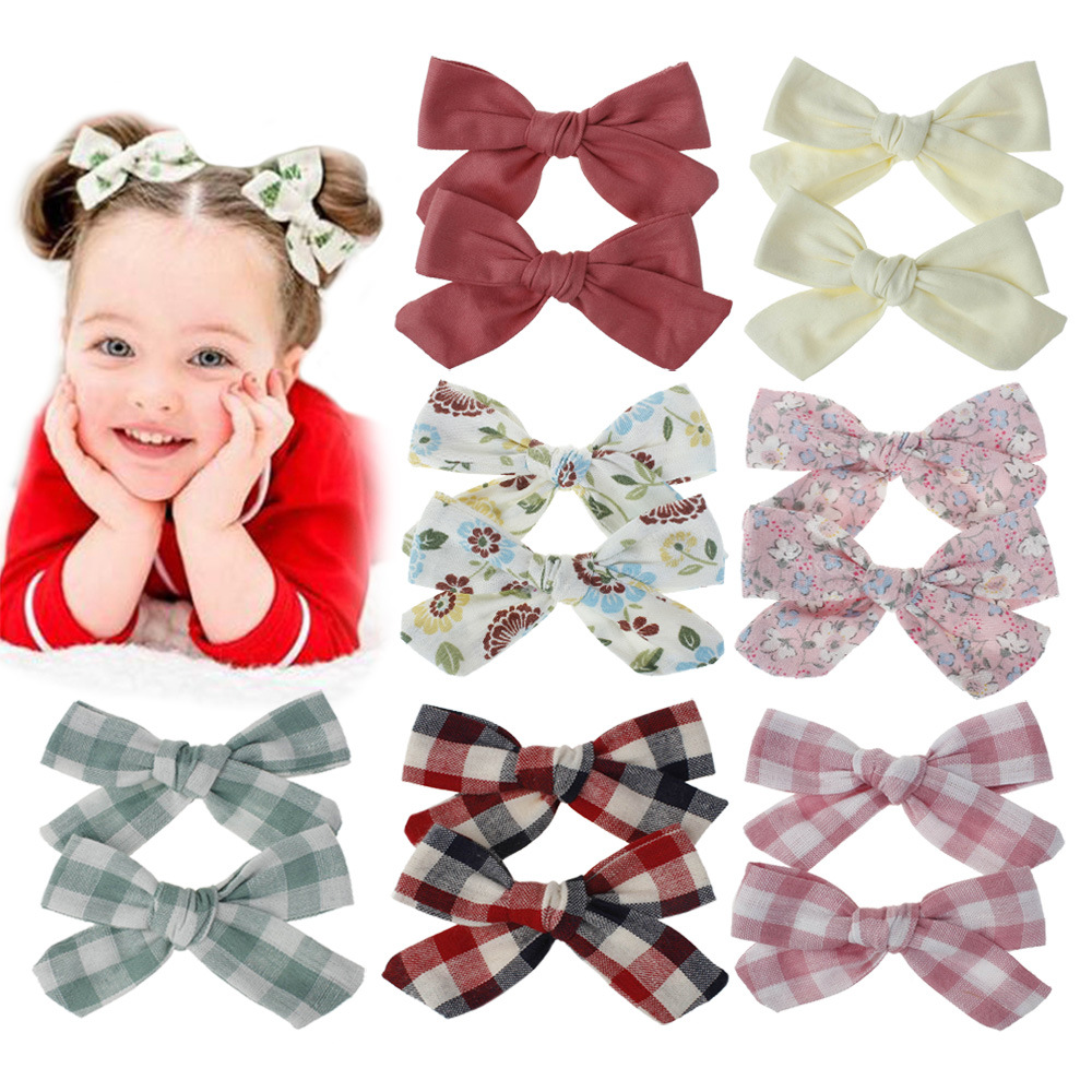 32 Colors Girls Hair Clips Grid Bow Barrettes Hairbow Hairpin 2PCS Boutique Accessories, Leave order note pls
32 Colors Girls Hair Clips Grid Bow Barrettes Hairbow Hairpin 2PCS Boutique Accessories, Leave order note pls
