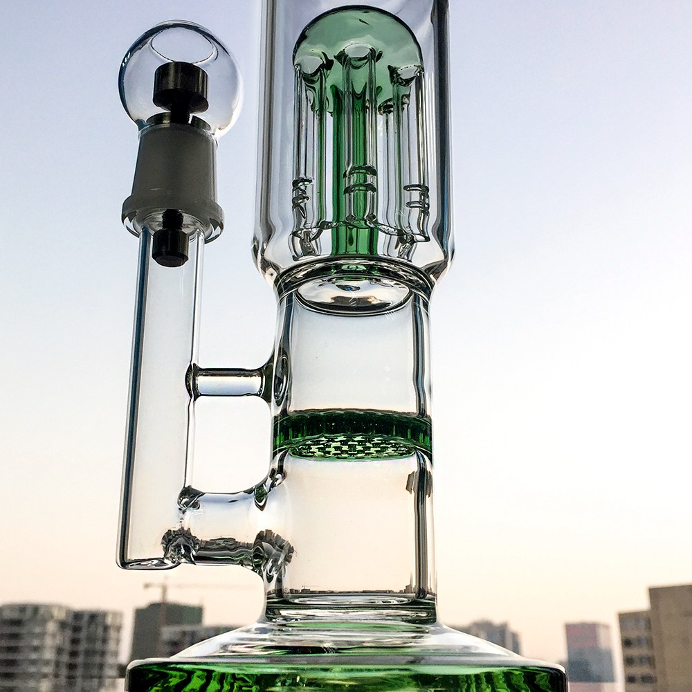 12" Glass Water Bongs 18mm Perc 8 Tree Arms Percolator Straight Tube Bong Oil Dab Rigs Ice Pinch Water Pipes With Bowl
12" Glass Water Bongs 18mm Perc 8 Tree Arms Percolator Straight Tube Bong Oil Dab Rigs Ice Pinch Water Pipes With Bowl