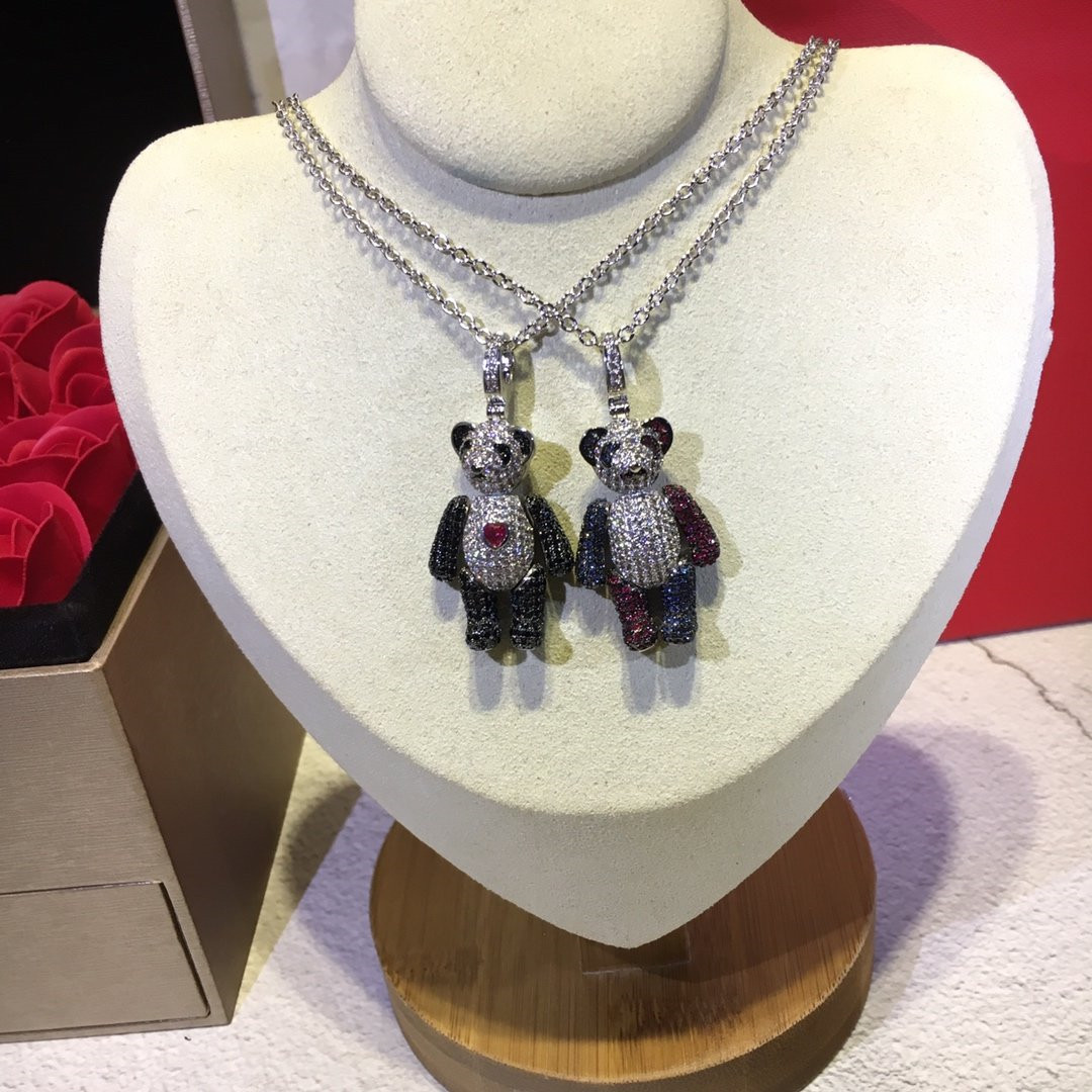 Necklaces Panda Necklace 3D Diamond Couple Necklace Fashion Style Fine Jewelry New High Quality
Necklaces Panda Necklace 3D Diamond Couple Necklace Fashion Style Fine Jewelry New High Quality