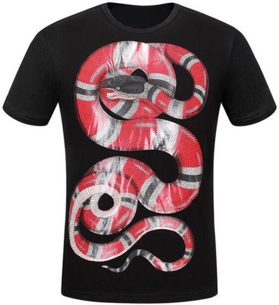 King Snake Print Italia T-shirts Top High Quality Cotton Men T Shirt O-Neck Summer Women Tees White Black M-XXXL
King Snake Print Italia T-shirts Top High Quality Cotton Men T Shirt O-Neck Summer Women Tees White Black M-XXXL