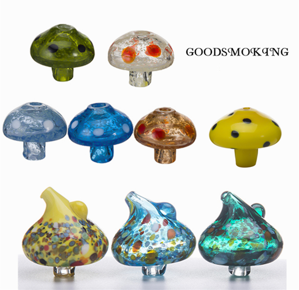 Mushroom Glass Carb Cap Colorful Caps with hole Colorful Bubble Carb Caps OD 35mm glass UFO Hat style For Quartz Banger
Mushroom Glass Carb Cap Colorful Caps with hole Colorful Bubble Carb Caps OD 35mm glass UFO Hat style For Quartz Banger