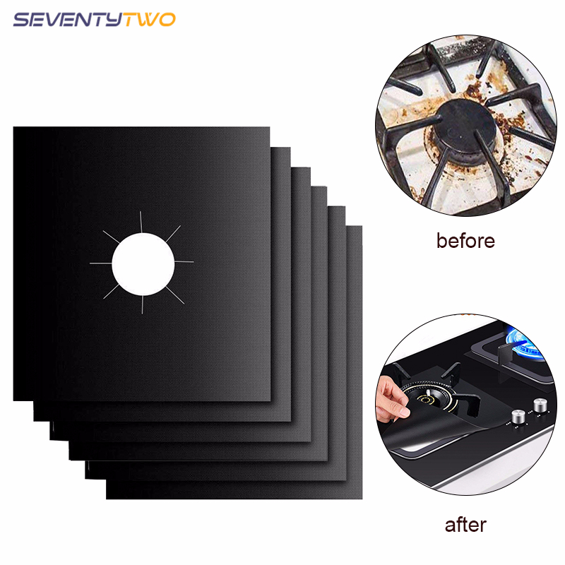 4 Pieces Gas Range Protectors Liner Covers Reusable Gas Stove Burner Covers, Non-Stick, Fast Clean, 10.6"X10.6"
4 Pieces Gas Range Protectors Liner Covers Reusable Gas Stove Burner Covers, Non-Stick, Fast Clean, 10.6"X10.6"