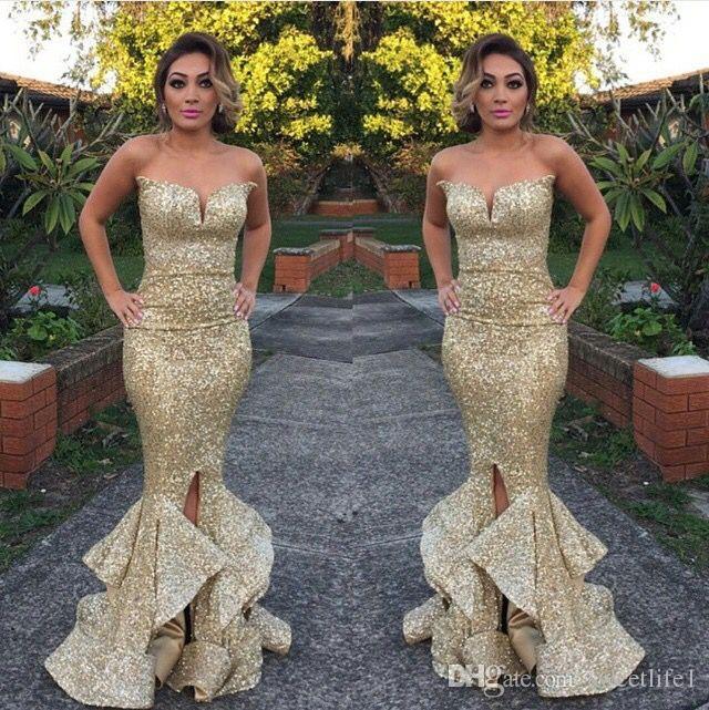 Sequins Prom Dresses 2020 Ruffles Skirt Sexy Girls Formal Evening Dresses Party Wear robes de soirée, White
Sequins Prom Dresses 2020 Ruffles Skirt Sexy Girls Formal Evening Dresses Party Wear robes de soirée, White