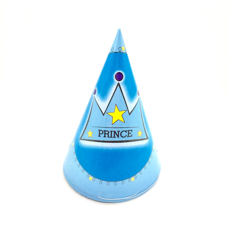 6pcs/lot Blue Prince Crown Theme Party Caps Kid Favor Birthday Party Caps Boy Paper Hat Happy Birthday Decoration Supplies
6pcs/lot Blue Prince Crown Theme Party Caps Kid Favor Birthday Party Caps Boy Paper Hat Happy Birthday Decoration Supplies
