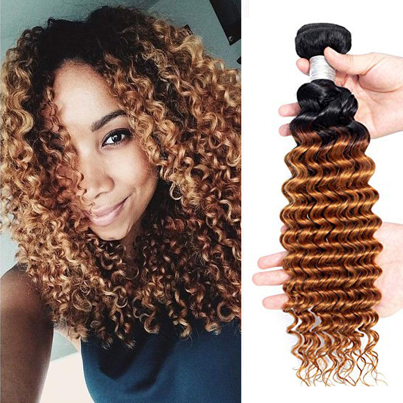 9A Grade Brazilian Virgin Hair 1B/30 Deep Curly Wave 3/4 Bundles 100% Unprocessed Human Hair Deep Wave Natural Ombre Color
9A Grade Brazilian Virgin Hair 1B/30 Deep Curly Wave 3/4 Bundles 100% Unprocessed Human Hair Deep Wave Natural Ombre Color