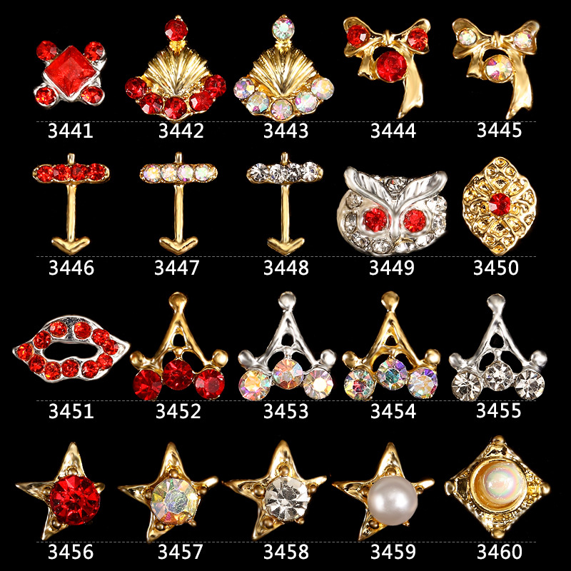 Beautiful New 10pcs Crystal Colourful Nail Rhinestone Alloy Nail Art Decorations Glitter DIY Five-stars Pearl Crown Jewelry
Beautiful New 10pcs Crystal Colourful Nail Rhinestone Alloy Nail Art Decorations Glitter DIY Five-stars Pearl Crown Jewelry