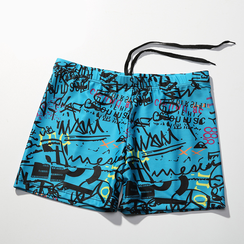 Summer Quick-dry Swimming Shorts Men print Swimming Trunks Training Bathing Suit Beach Shorts swimsuit boy plus size Loose 5XL