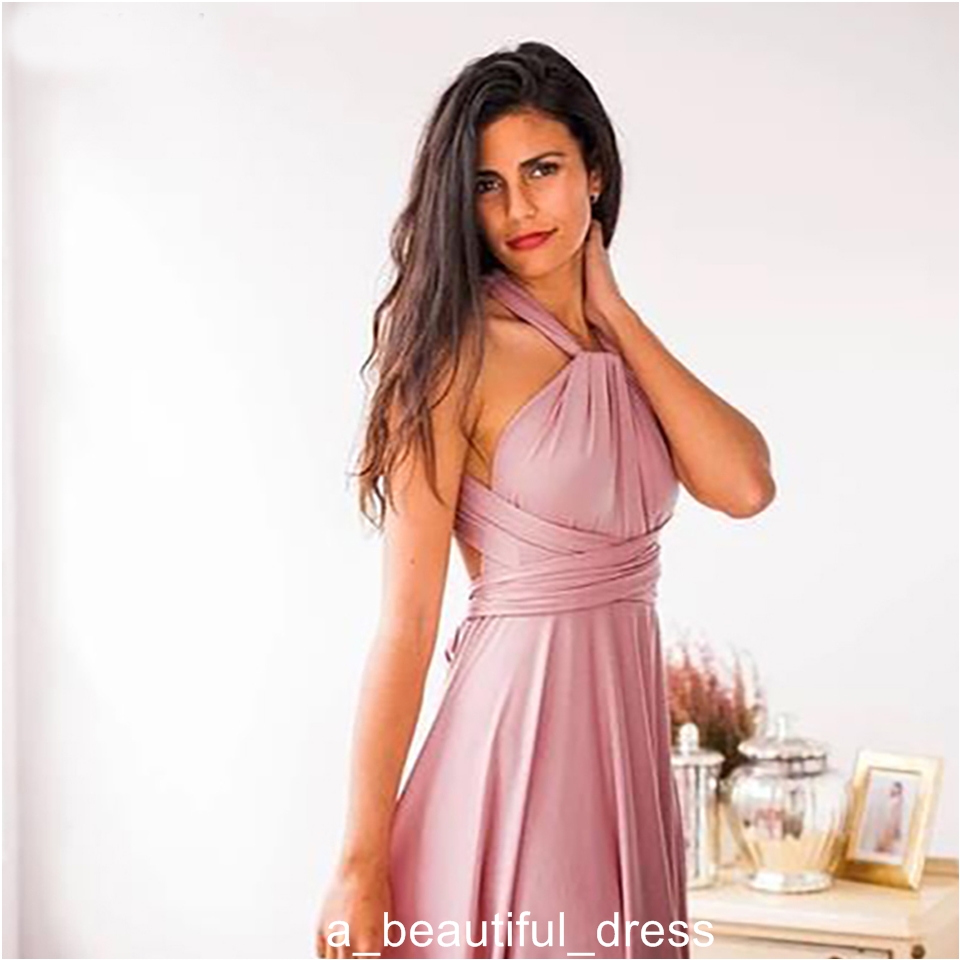 Bridesmaid Dress Events Simple Pink Sleeveless Pleat Chiffion Formal Dress Prom Dress Bridesmaids Dresses Custom Made