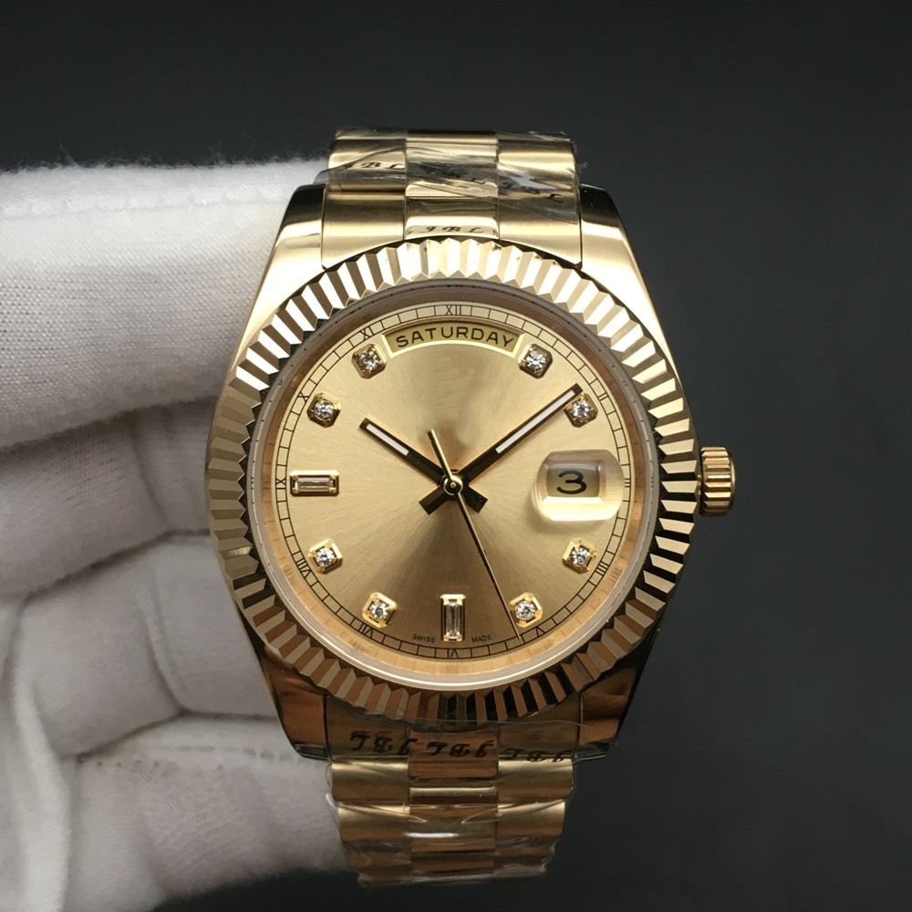 Mens Daydate Watches Full Gold Date Watch 118238A 118238 Automatic Movement Mechanical Sapphire Original Clasp Wristwatches 41mm
Mens Daydate Watches Full Gold Date Watch 118238A 118238 Automatic Movement Mechanical Sapphire Original Clasp Wristwatches 41mm