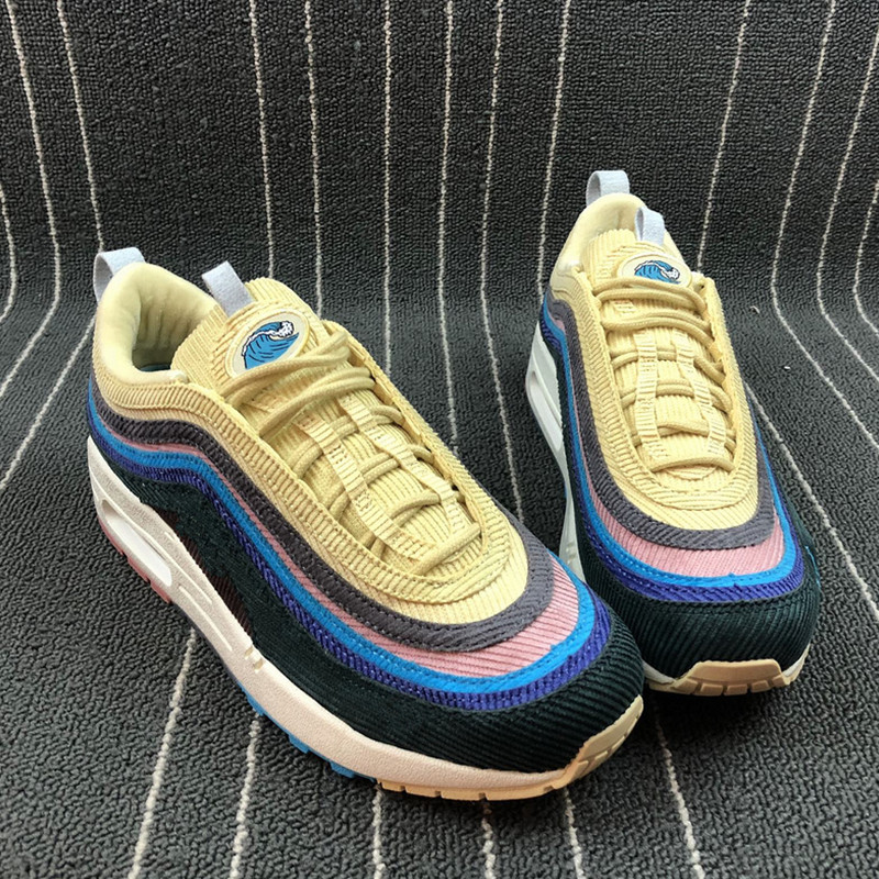 High Quality 97/1 Sean Wotherspoon Men Running Shoes Top Women Vivid Sulfur Multi Yellow Blue Hybrid Sports Sneakers 36-45, White;red
High Quality 97/1 Sean Wotherspoon Men Running Shoes Top Women Vivid Sulfur Multi Yellow Blue Hybrid Sports Sneakers 36-45, White;red