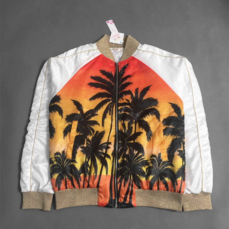 Fashion-Coconut Tree Printed Designer Bomber Jacket Kpop Rockstar Stage Uniform Mens Unisex Satin Fabrics Stand Collar Varsity Jacket, Multi
Fashion-Coconut Tree Printed Designer Bomber Jacket Kpop Rockstar Stage Uniform Mens Unisex Satin Fabrics Stand Collar Varsity Jacket, Multi