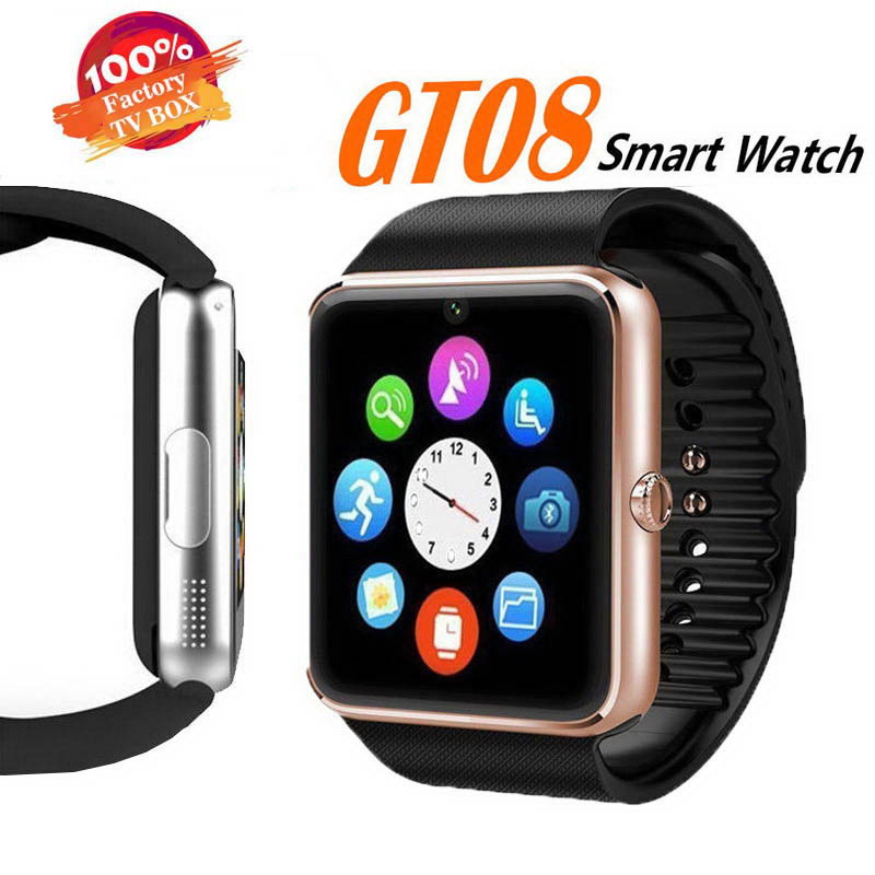 GT08 Bluetooth Smart Watch with SIM Card Slot and NFC Mens Health Watchs for Android Samsung and IOS Apple iphone Smartphone Bracelet
GT08 Bluetooth Smart Watch with SIM Card Slot and NFC Mens Health Watchs for Android Samsung and IOS Apple iphone Smartphone Bracelet