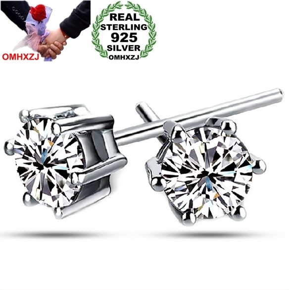 OMHXZJ wholesale Fashion jewelry Six claw 925 Sterling Silver Stud Earrings YS31, Golden;silver
OMHXZJ wholesale Fashion jewelry Six claw 925 Sterling Silver Stud Earrings YS31, Golden;silver