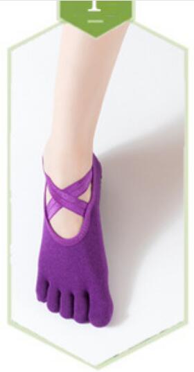 Hot Sale-nce bipedal sports five fingers socks professional anti-skid yoga socks five toes cross