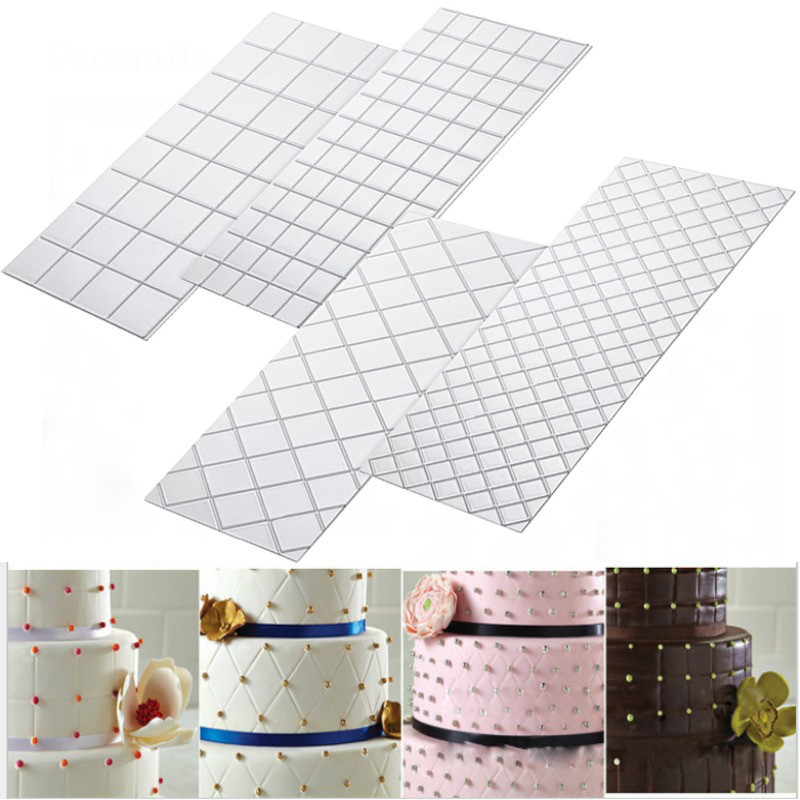 4 pieces Plastic Flower rattan Grid design Bakeware Fondant Cake Decorating Tools Cake Stencil Template spray Mold
4 pieces Plastic Flower rattan Grid design Bakeware Fondant Cake Decorating Tools Cake Stencil Template spray Mold