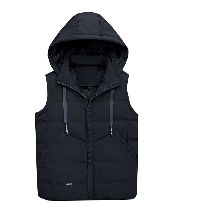 2018 New Autumn Winter Sleeveless Jacket Waistcoat for Men Fashion Warm Hooded Male Winter Vest Light Plus Size Mens Work Vests, Black
2018 New Autumn Winter Sleeveless Jacket Waistcoat for Men Fashion Warm Hooded Male Winter Vest Light Plus Size Mens Work Vests, Black