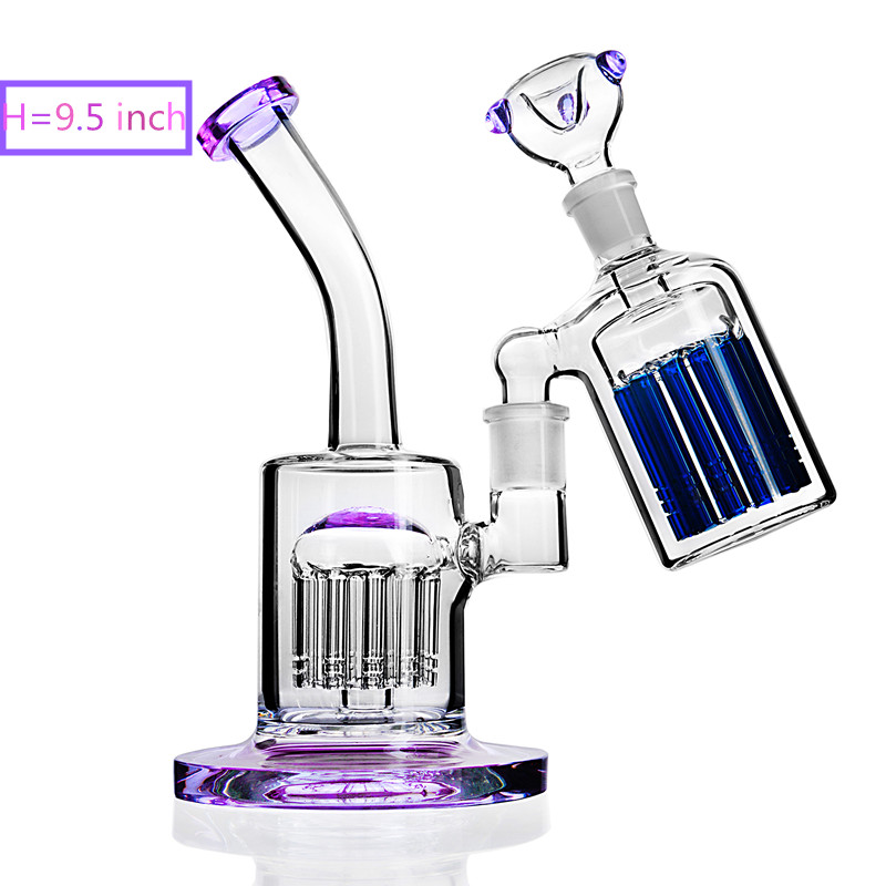 9.5 Inch Super Glass Bong Dab Rig bent Tube Water Pipe Joint Oil Rigs Bongs with 18 mm Heady bowl and ash catcher
9.5 Inch Super Glass Bong Dab Rig bent Tube Water Pipe Joint Oil Rigs Bongs with 18 mm Heady bowl and ash catcher