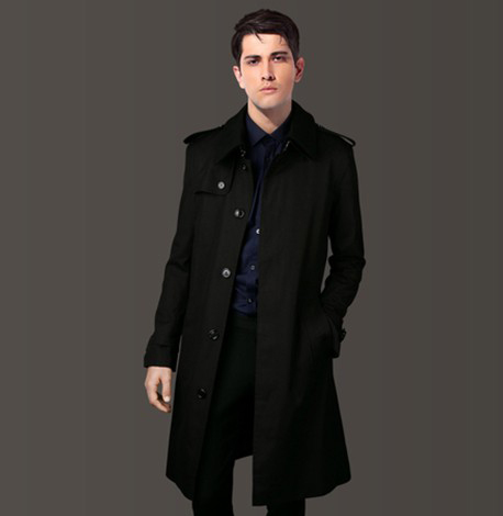 Men' Windbreakers Autumn Trench Coat Men Single-breasted Long Casual Man Coats Large Size Men' Coat Sobretudo KJ276, Black
Men' Windbreakers Autumn Trench Coat Men Single-breasted Long Casual Man Coats Large Size Men' Coat Sobretudo KJ276, Black