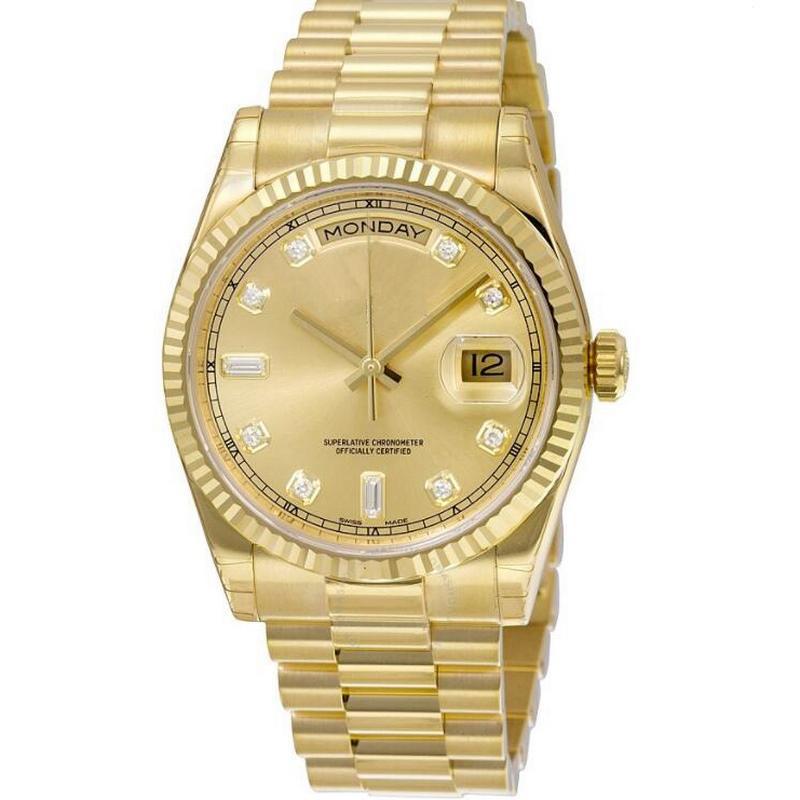 men automatic Self-wind 40mm 18K watches Stainless steel DATEJUST DAYDATE Wristwatch no battery 2813 mens, Waterproof link
men automatic Self-wind 40mm 18K watches Stainless steel DATEJUST DAYDATE Wristwatch no battery 2813 mens, Waterproof link