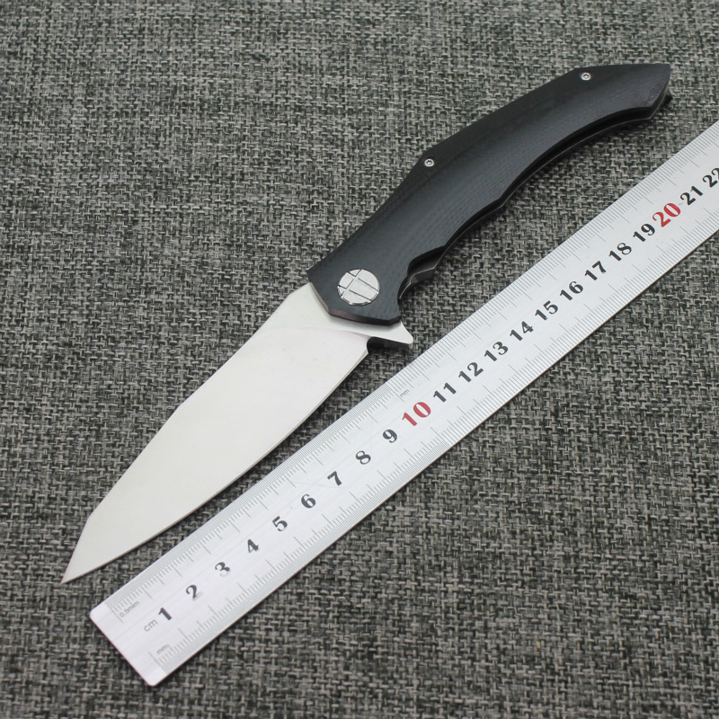 Asymmetric bearing quick opening folding knife D2 blade G10 handle outdoor camping hunting bag fruit knife EDC tool
Asymmetric bearing quick opening folding knife D2 blade G10 handle outdoor camping hunting bag fruit knife EDC tool