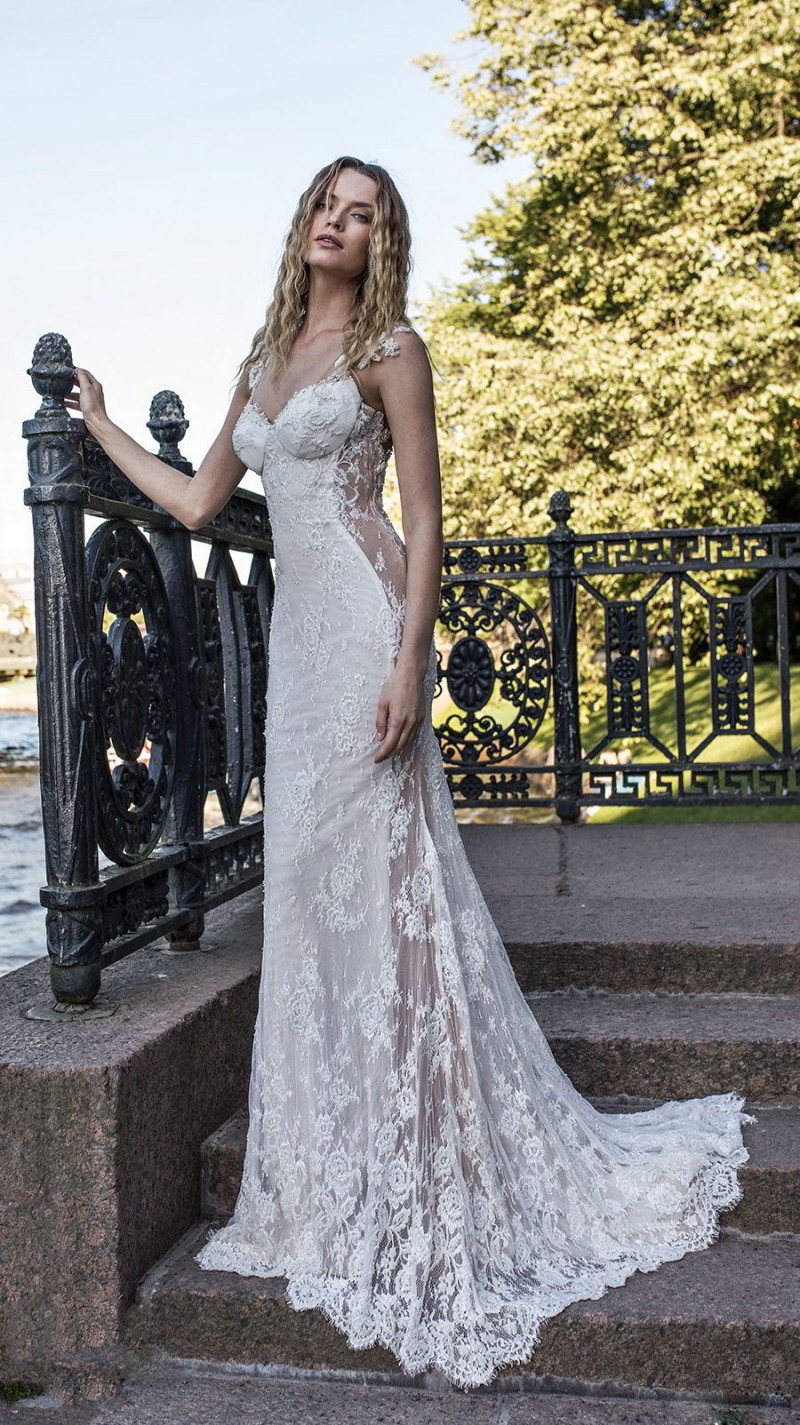 Lian Rokman 2019 Mermaid Wedding Dresses Sexy Sweetheart Strap Lace Appliqued vestidos Beads Fishtail Beach Bridal Gowns robe de mariée