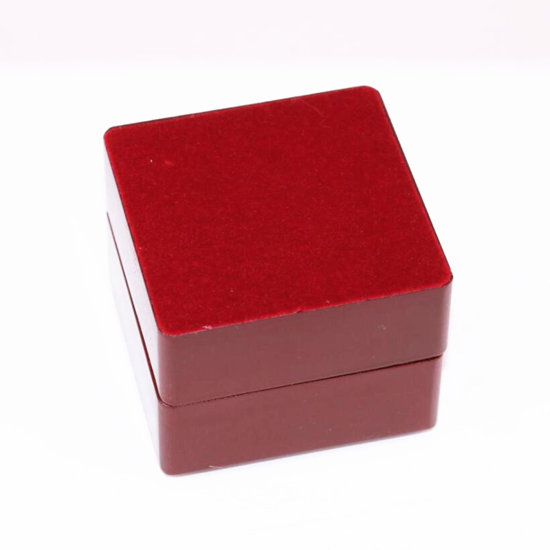 Factory Wholesale Price High Quality One Slot Wooden Ring Display Box 7*7*5.2(cm) Drop Shipping