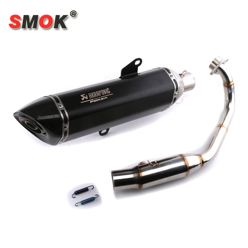 SMOK Motorcycle Stainless Steel Carbon Fiber DB Killer Muffler Exhaust Escape Pipe For Forza 300 2018 With
SMOK Motorcycle Stainless Steel Carbon Fiber DB Killer Muffler Exhaust Escape Pipe For Forza 300 2018 With