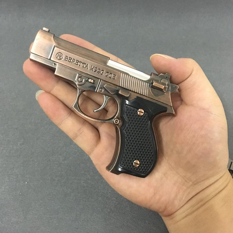 Genuine 67M9 Metal Pistol Lighters Inflatable Windproof Lighter Simulation Model Torch For Cigar Man Gift Prop Looks Exactly Like A Real Gun
Genuine 67M9 Metal Pistol Lighters Inflatable Windproof Lighter Simulation Model Torch For Cigar Man Gift Prop Looks Exactly Like A Real Gun