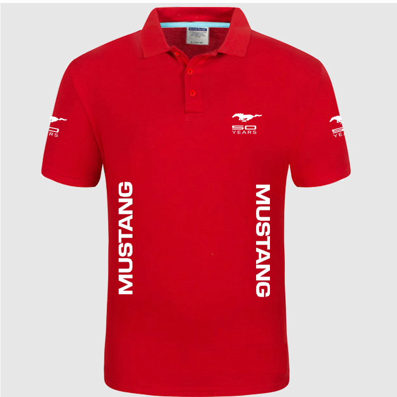 Summer High quality brand Mustang logo polo short sleeve shirt Fashion casual Solid Polo Shirt unisex shirts, Red
Summer High quality brand Mustang logo polo short sleeve shirt Fashion casual Solid Polo Shirt unisex shirts, Red