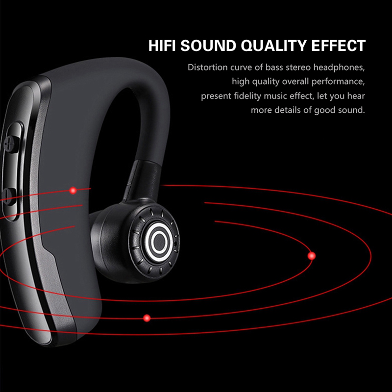 Bluetooth 50 Earphones with Ear Hook Earhook Sport Earphones Hanging Ear bluetooth Headset Hands Small Bluetooth Earpiece339y80708
