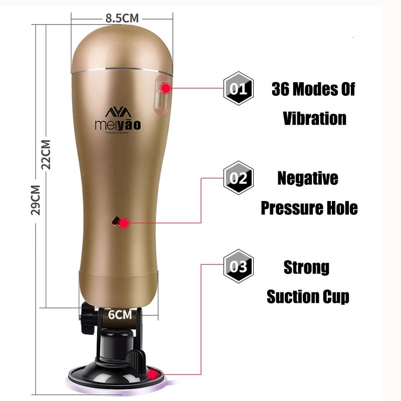 Handfree Masturbation Cup Male Sex Toy Silicone Artificial Vagina Pocket Pussy Male Automatic Masturbator Sex Toys for Men Y191011