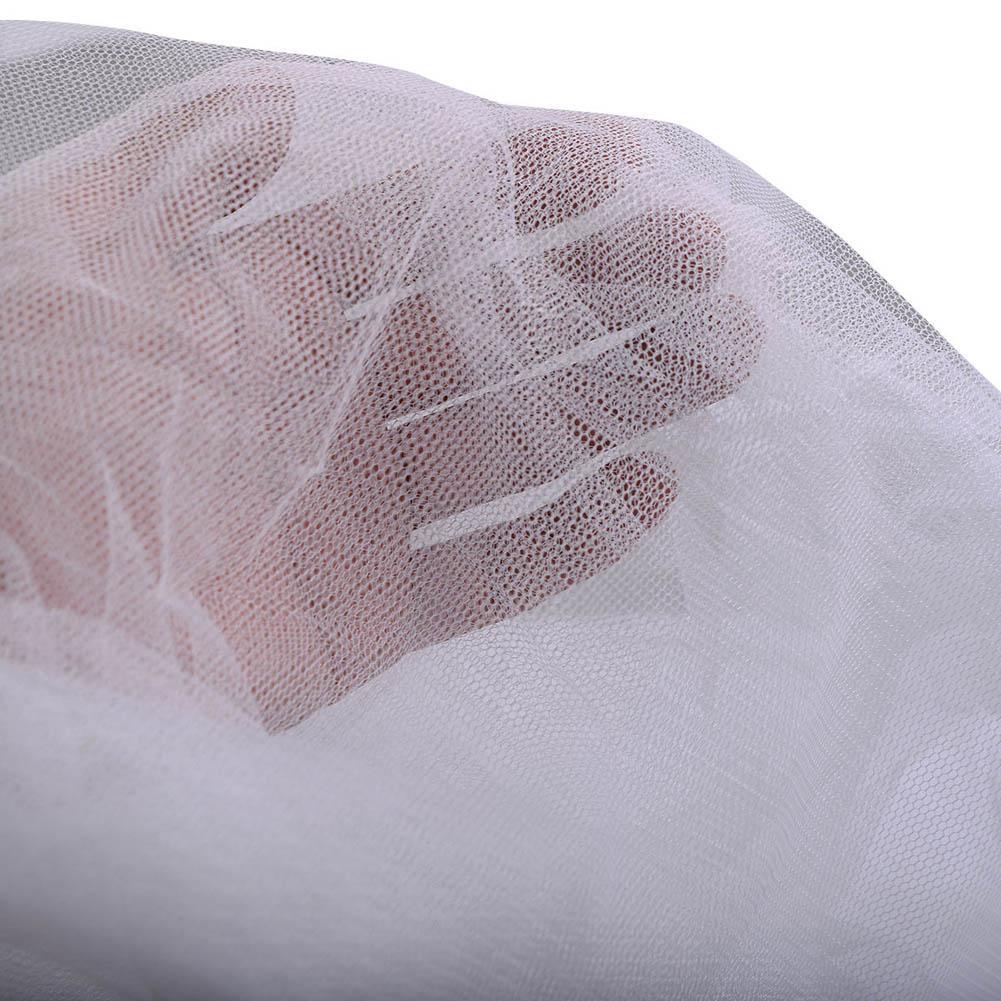 White Three Door Princess Mosquito Net Double Bed Curtains Sleeping Curtain Bed Canopy
