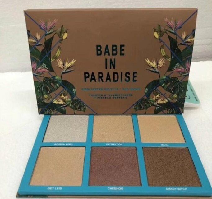 Hot Babe In Paradise 6 Colors Eyeshadow Palette Makeup Highlight bronzer glow contour Palette without brush
Hot Babe In Paradise 6 Colors Eyeshadow Palette Makeup Highlight bronzer glow contour Palette without brush