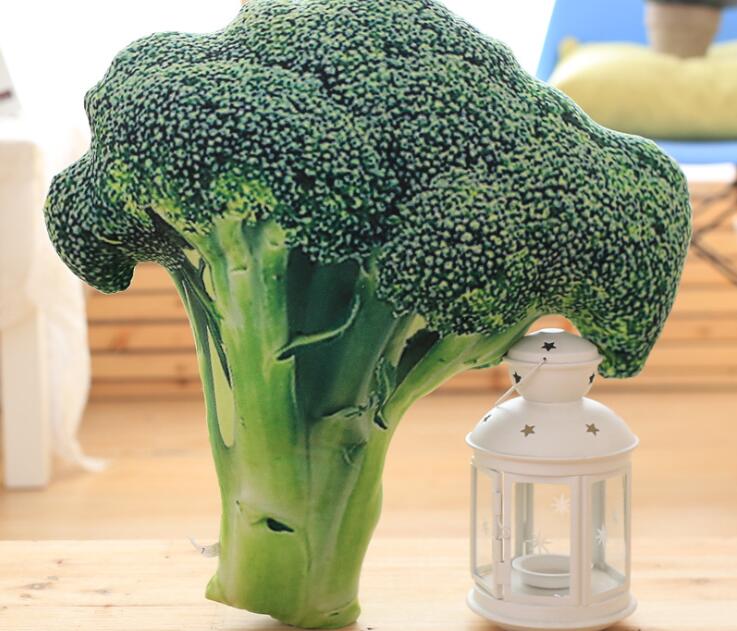 3D Vegetables Cushion Creative Decorative Pillow Plush Toy Potato Cabbage Broccoli Office Sofa Cushion Funny Home Decoration