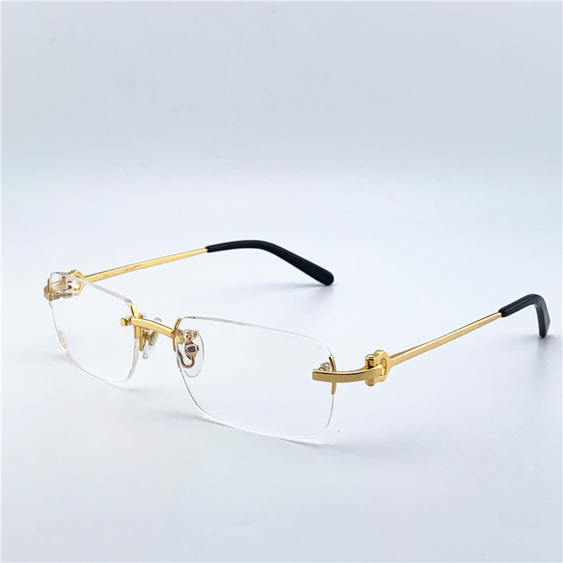 Designer Eye Glasses Frames Mens Womens Fashion Designer Optical Retro Metal Transparent Lens Vintage Classic Clear Square Eyewear 280088
Designer Eye Glasses Frames Mens Womens Fashion Designer Optical Retro Metal Transparent Lens Vintage Classic Clear Square Eyewear 280088