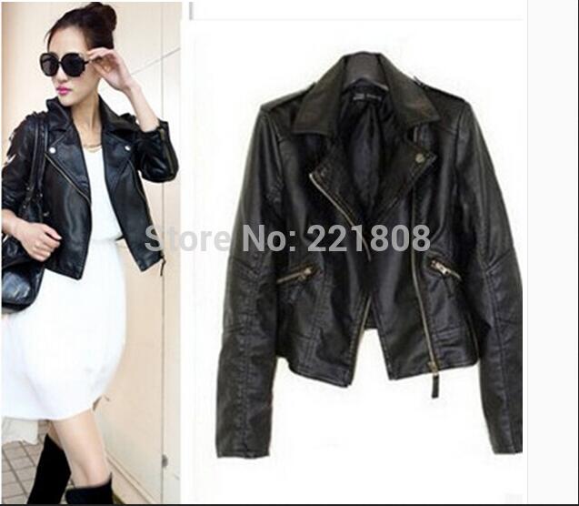 2018 Autumn Spring Ladies Clothing Short Fashion Leather Jacket Women Casual Coat Motorcycle jacket leather Clothing Women, Black
2018 Autumn Spring Ladies Clothing Short Fashion Leather Jacket Women Casual Coat Motorcycle jacket leather Clothing Women, Black